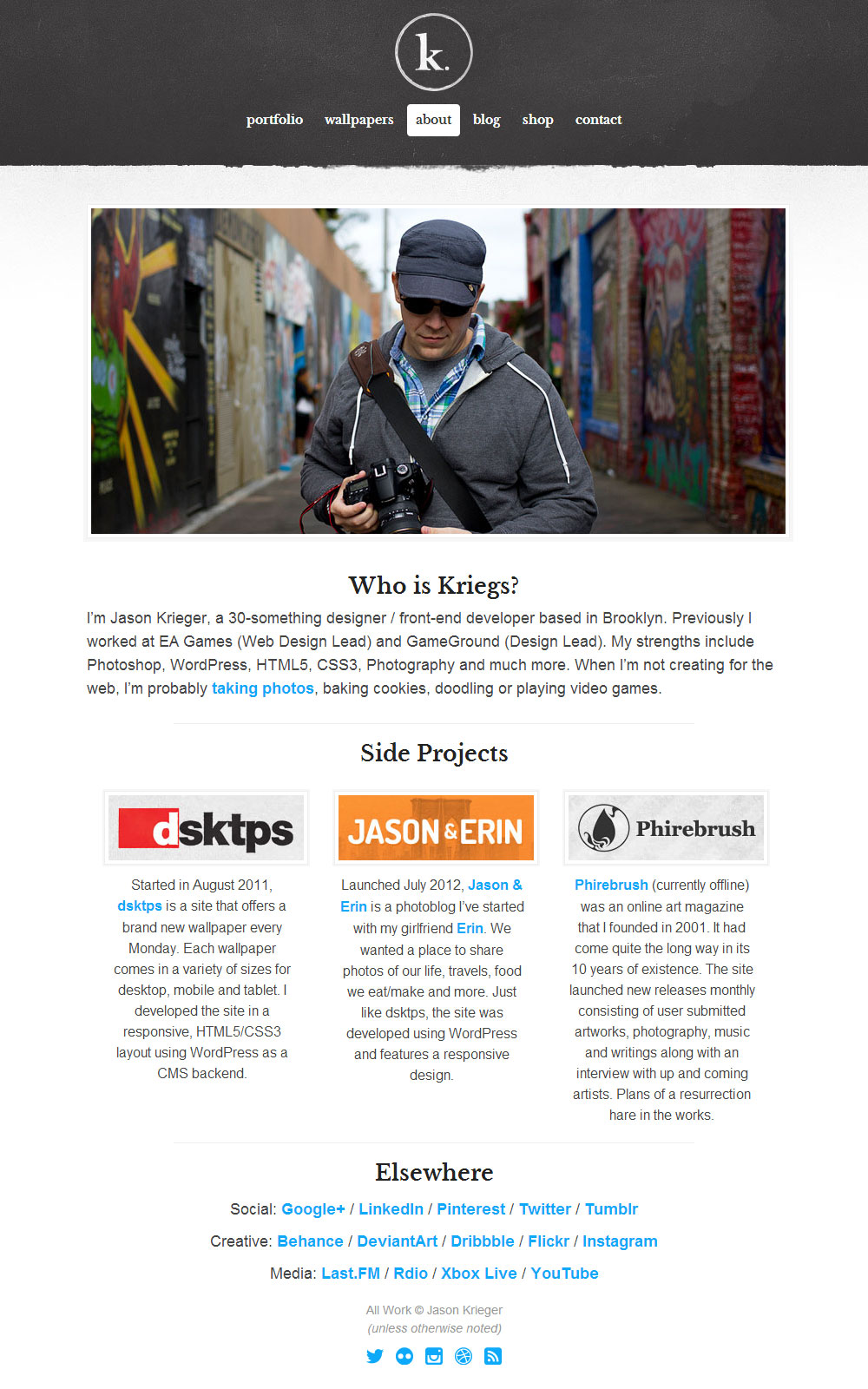 Kriegs.net - 2013: About Page