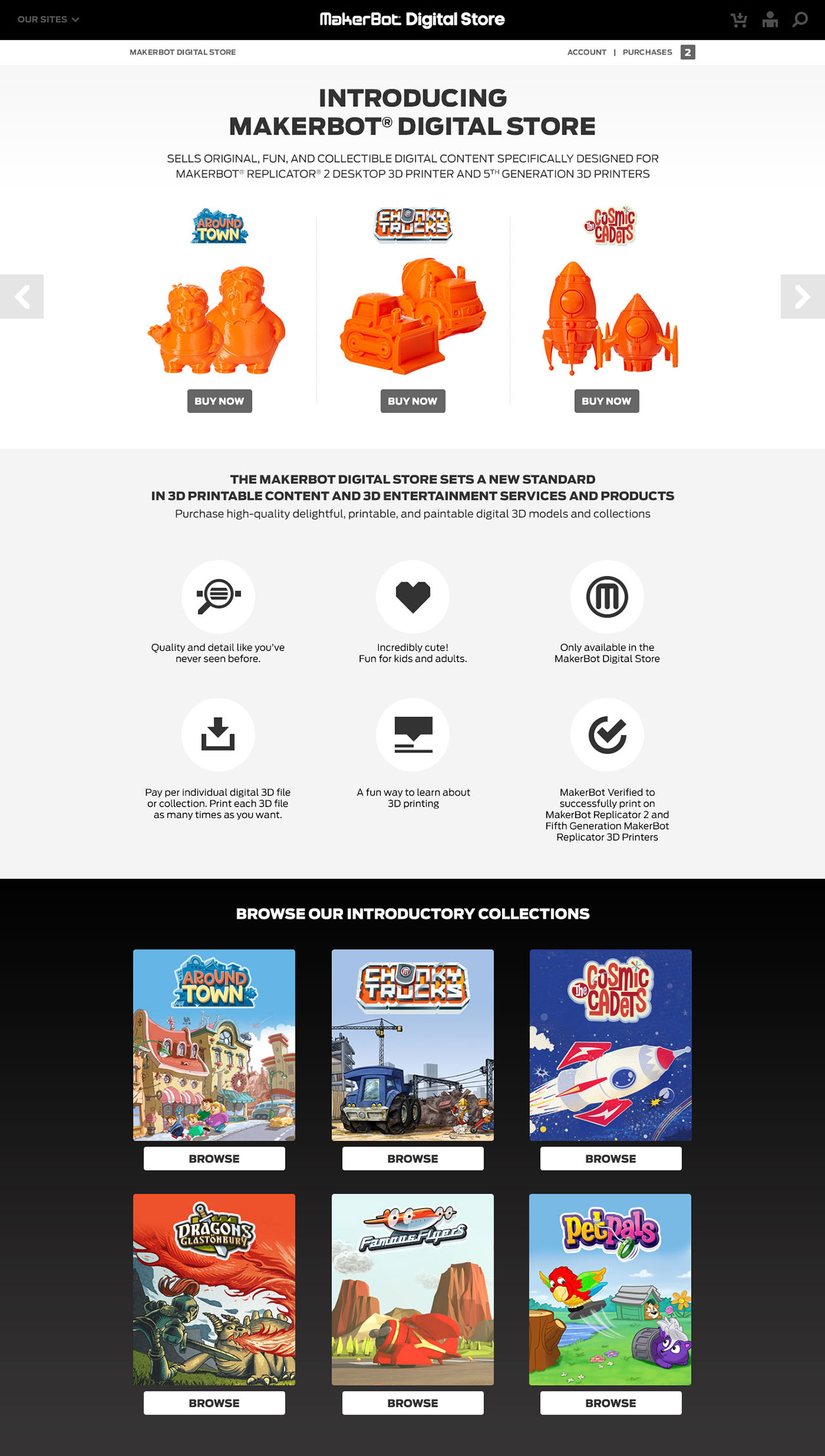 MakerBot Digital Store - Homepage